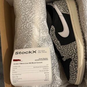 Jordan 1 low - elephant print